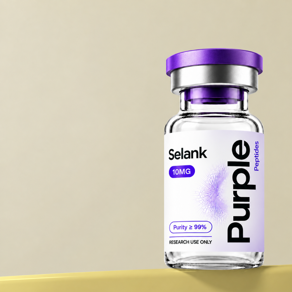 Selank research vial