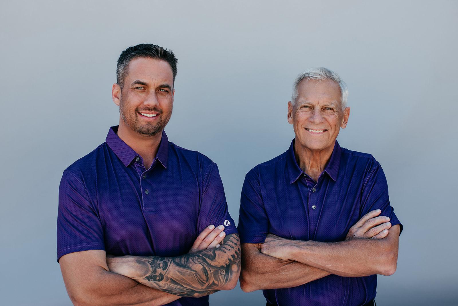 Dr. Beau and Dr. Bill, co-founders of Purple Peptides