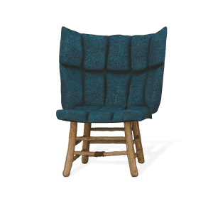 furniture green fabric chair