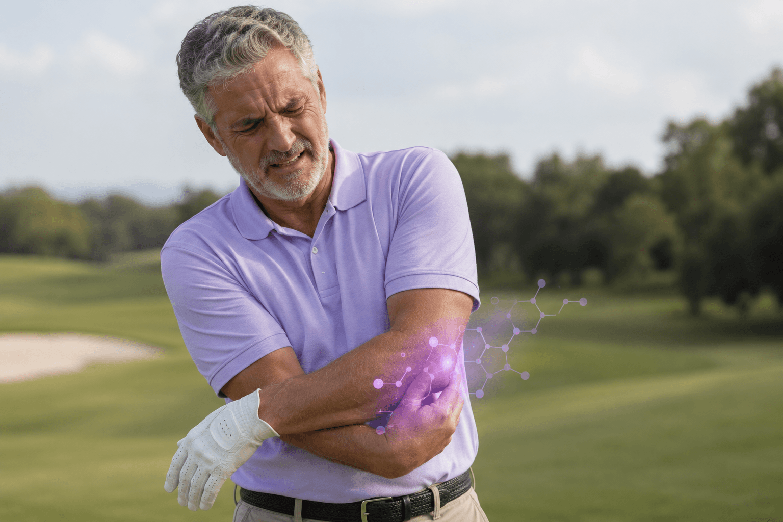 Golfer soft tissue recovery research image for BPC-157 section