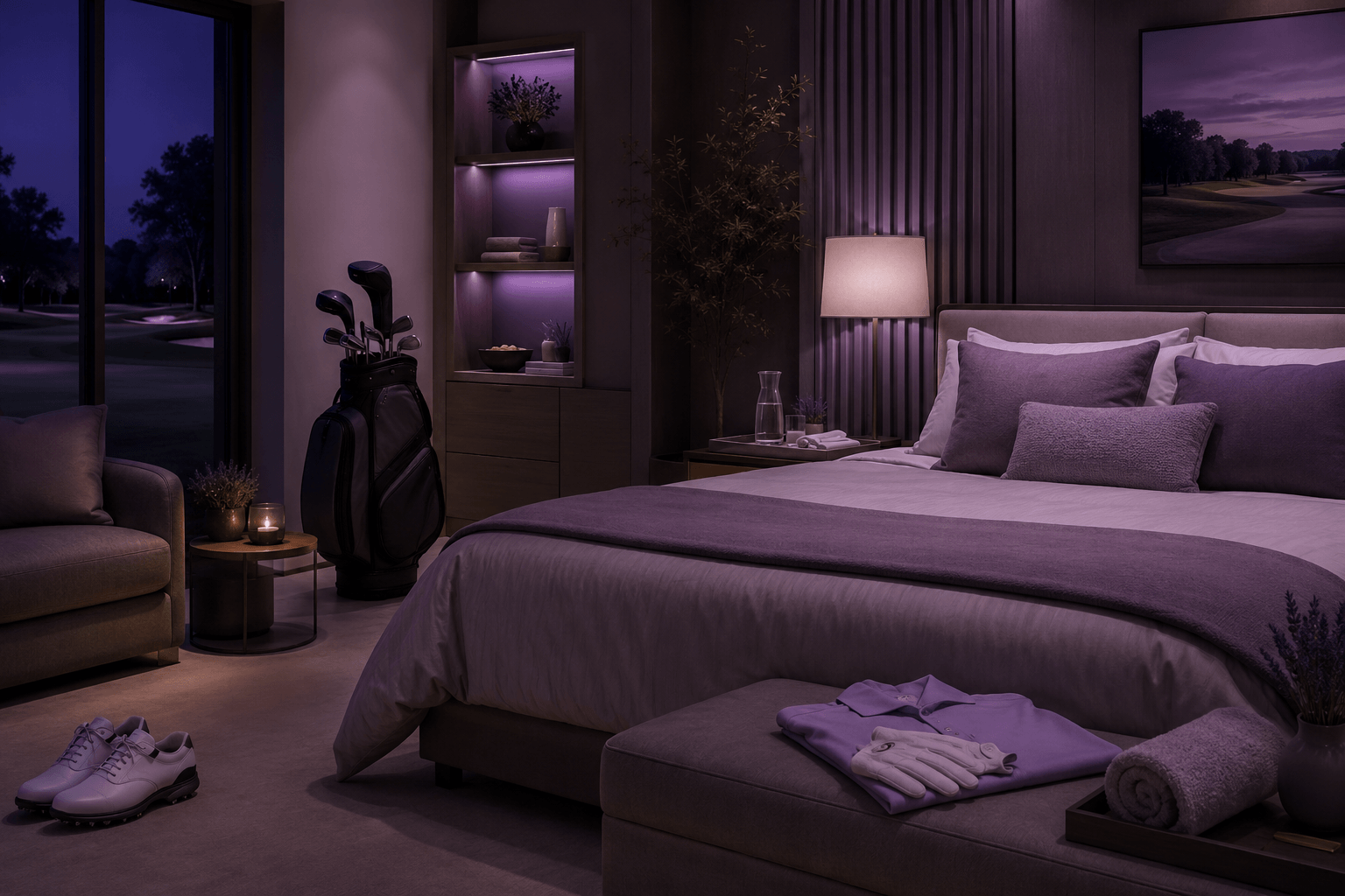 Luxury sleep and recovery research image for CJC-1295 and Ipamorelin section