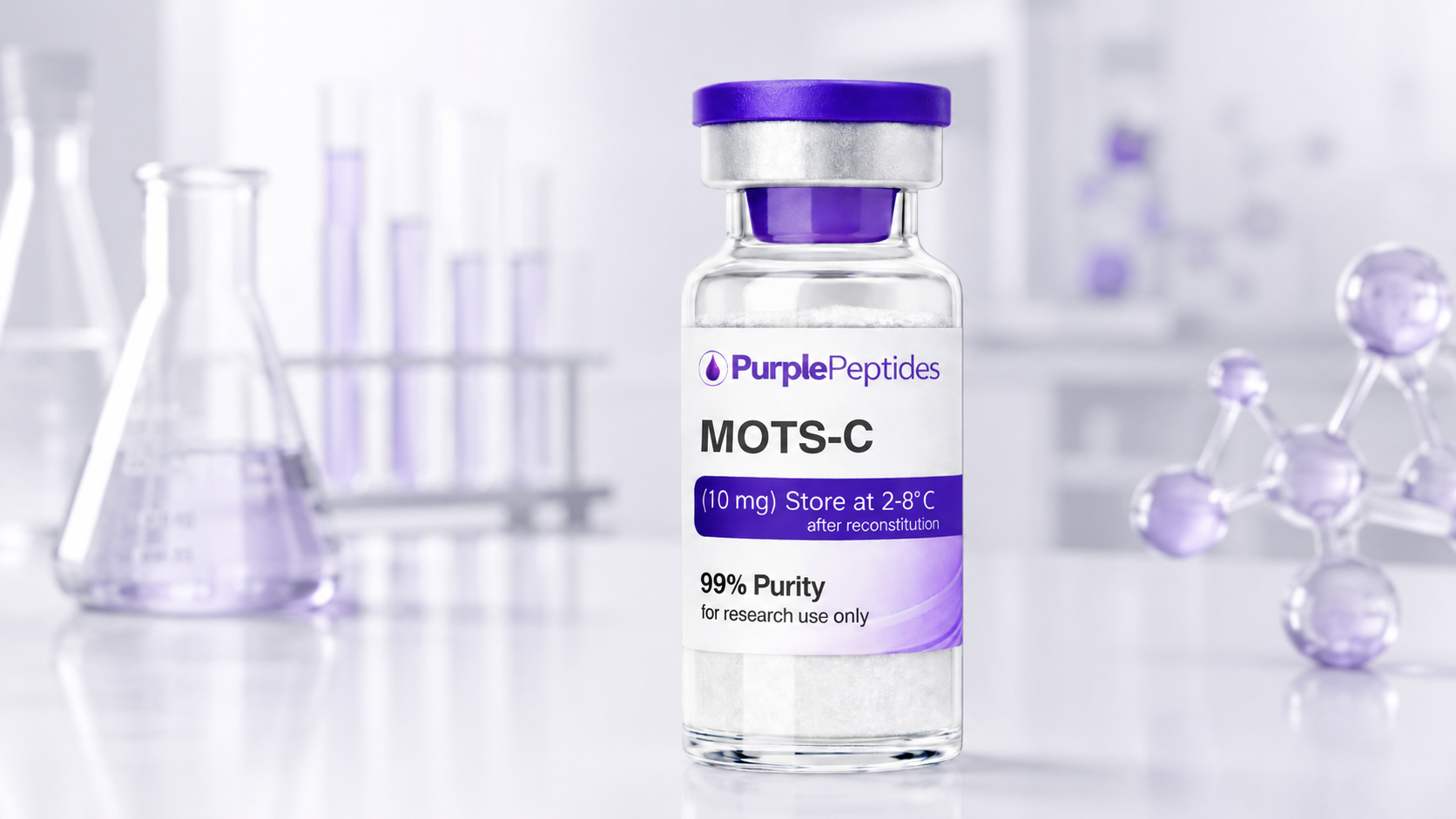 MOTS-c vial product image from Purple Peptides