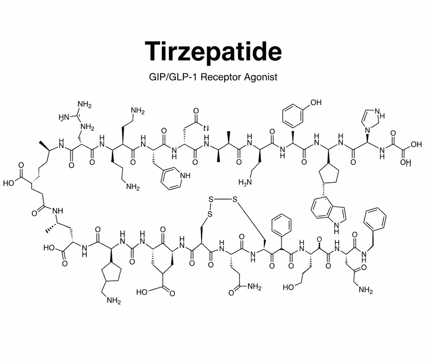 Tirzepatide structure