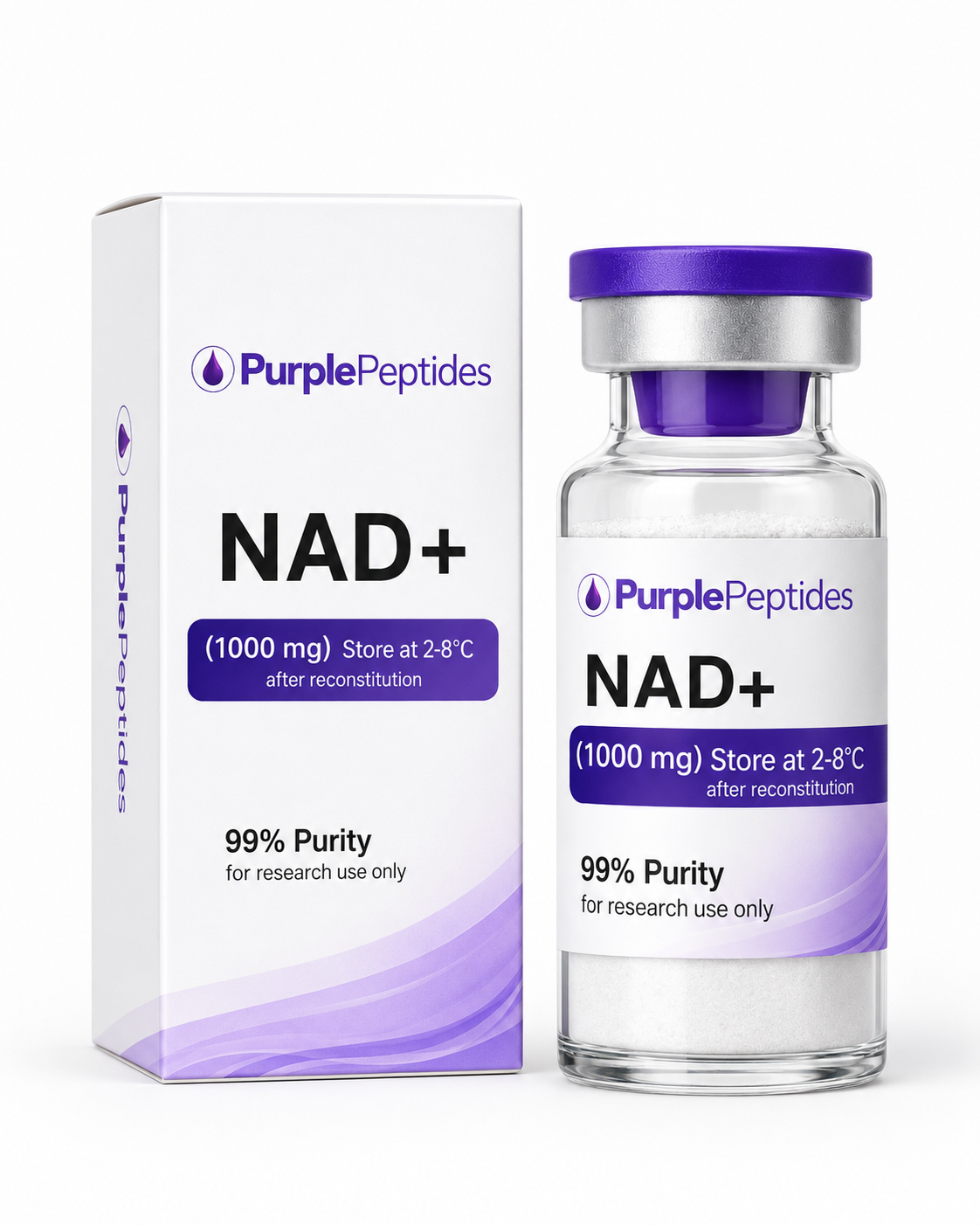 Purple Peptides NAD+ information