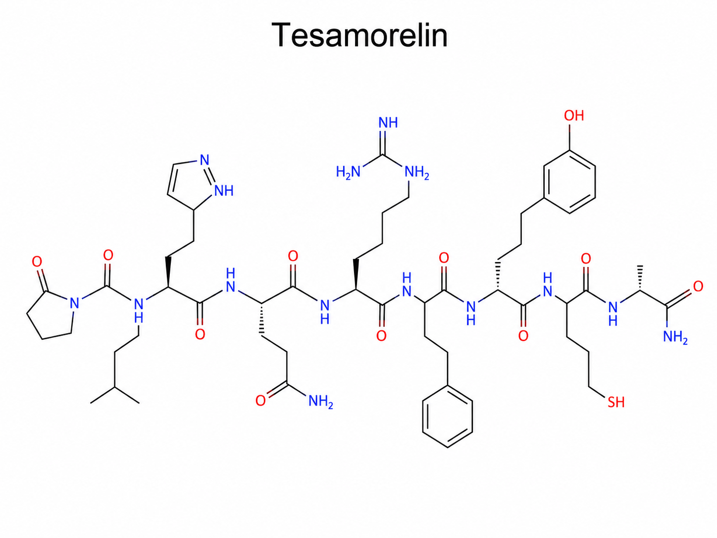 Tesamorelin structure
