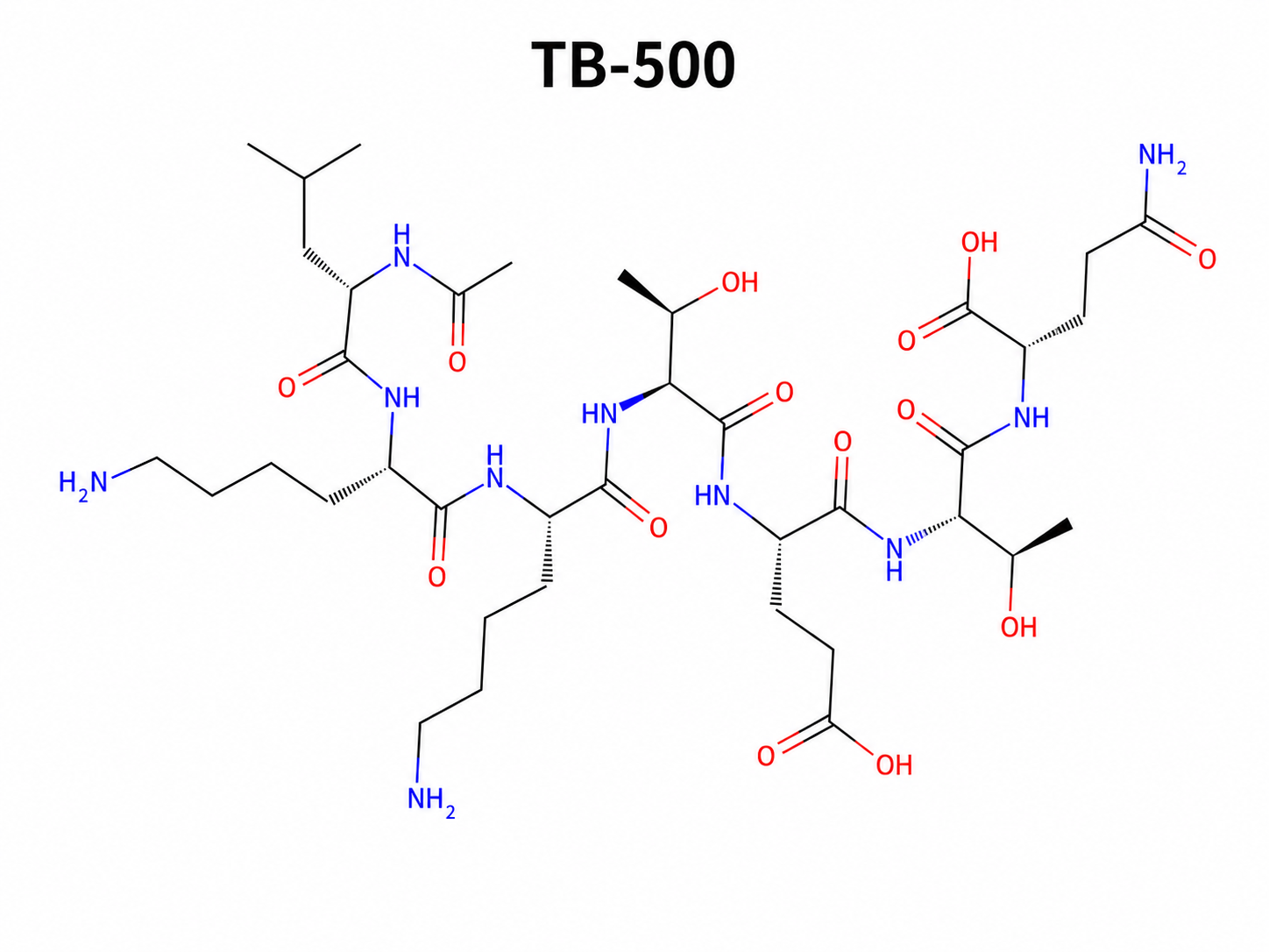 TB-500 structure