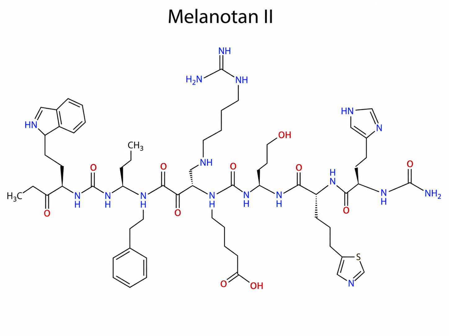 Melanotan-II structure
