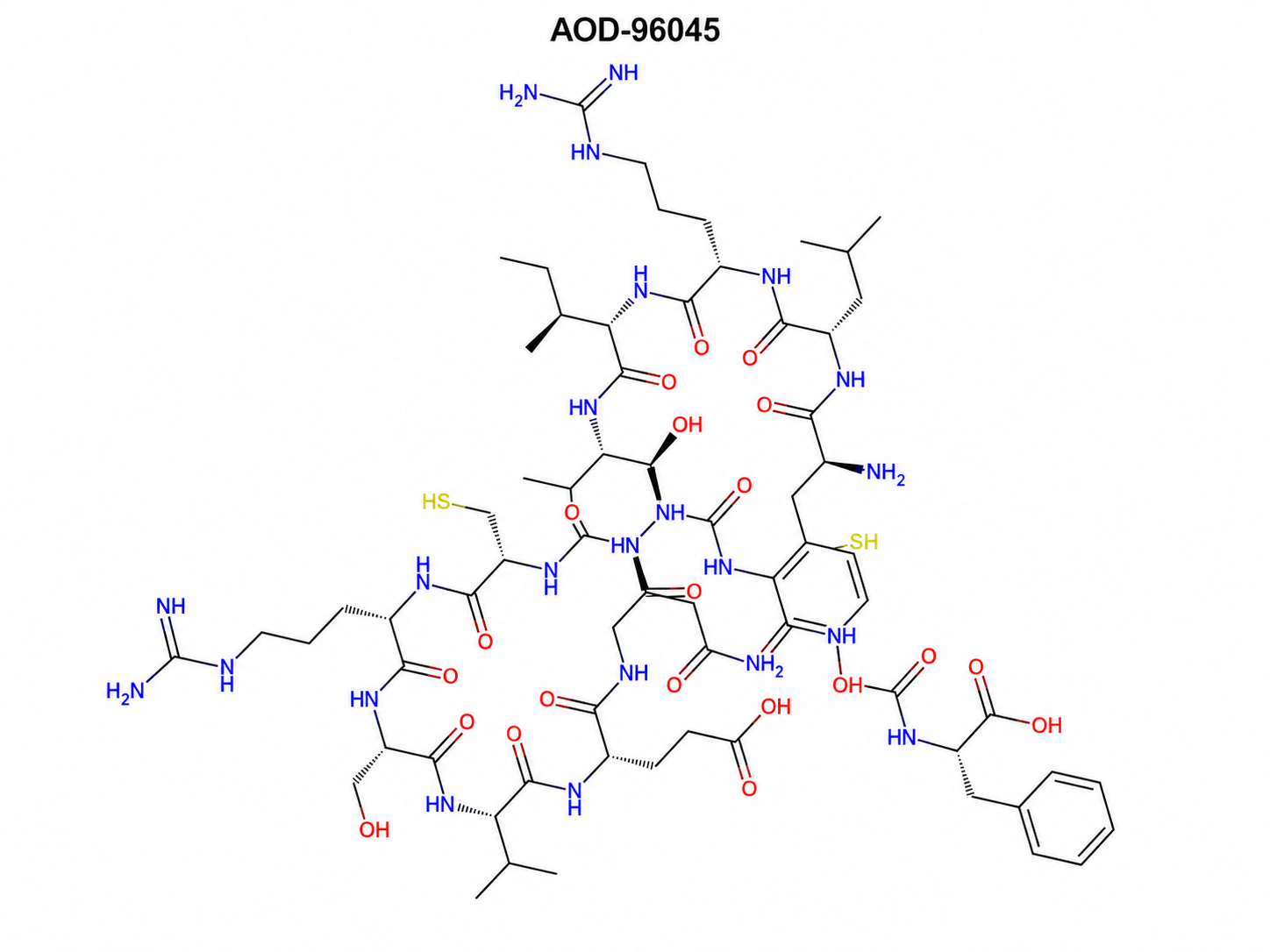 AOD 9604 peptide structure